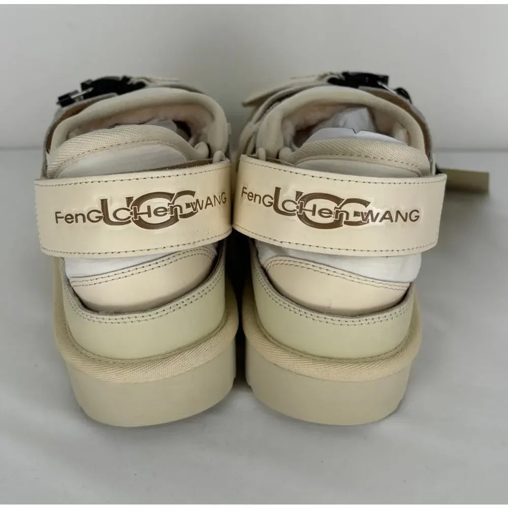 UGG X Feng Chen Wang Tasman Cream Slipper Leather Suede Mens 7 Womens 8 New